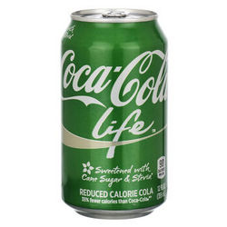 【京东超市】美国进口 可口可乐 新生（ Coca-Cola）乐活汽水（new life）355ml*24整箱装