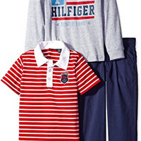 凑单品、限3T码：TOMMY HILFIGER Solid 男童三件套