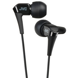 杰伟世（JVC）FXH10 新钛振膜 入耳式耳机 黑色