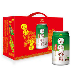 统一 仙草鲜爽 仙草凉茶 植物饮料 310ml*12罐