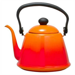 野田琺瑯 drip kettle II DK-200 水壶 橙色