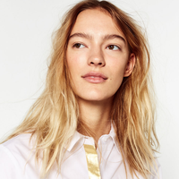 ZARA 08070201250 女士 府绸衬衫