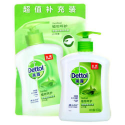 Dettol 滴露 健康抑菌洗手液 植物呵护 特惠装 500g 送 300g 补充装