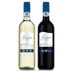 Freschello 弗莱斯凯罗 红、白葡萄酒 - 半甜型 双支装 750ml*2瓶