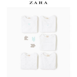 ZARA 童装 五件装拼图连体衣 08501572251 