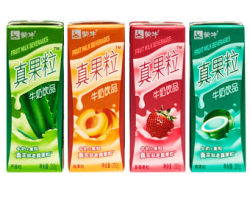 MENGNIU 蒙牛 真果粒牛奶饮品（草莓+芦荟+椰果+桃果粒）250g*24   四种口味缤纷礼盒装（新老包装随机发货）