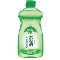 蓝月亮 茶清天然绿茶洗洁精 500g/瓶*2件