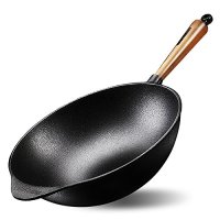 skeppshult 斯肯特 炒锅升级版铸铁锅生铁炒锅无涂层不粘32cm