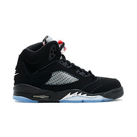 Nike 耐克 Air Jordan 5 OG Black Metallic 女款复古篮球鞋 黑银 