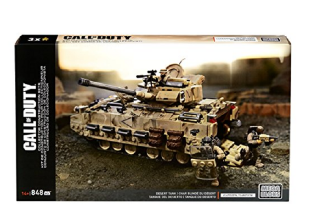 大孩子的新春礼物第二弹—Mega bloks 美高 使命召唤系列 M2布雷德利步兵战车 赏玩