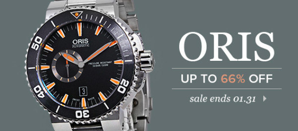 海淘活动：JOMASHOP ORIS 豪利时 精选腕表促销