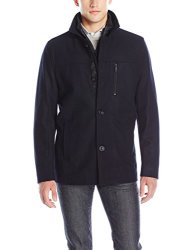 KENNETH COLE New York Wool Blend Car Coat  男士羊毛混纺大衣
