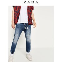 ZARA 05862309407 男款牛仔束脚裤 