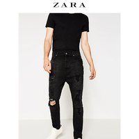 ZARA 05862309407 男款牛仔束脚裤 
