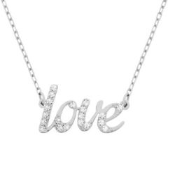 SWAROVSKI 施华洛世奇 Emotion系列 LOVE 5093577 项链*2条