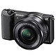 索尼（SONY）ILCE-5100L 微单套机 黑色（16-50mm镜头 2430万像素 a5100/α5100）