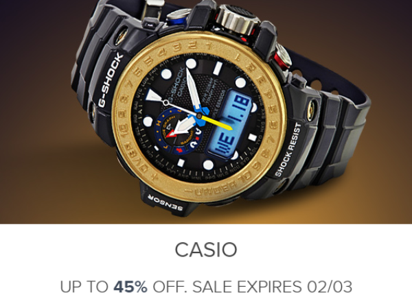 海淘活动:JOMASHOP CASIO 卡西欧 精选G-SHOCK系列腕表促销