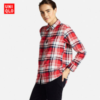 UNIQLO 优衣库 180860 女士法兰绒格子衬衫