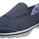 Skechers 斯凯奇 GO WALK 3系列 女 时尚轻质一脚蹬健步鞋 13989C/NVLB 海军蓝色/浅蓝色 36 (US 6)