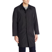 Perry Ellis Poly Bonded Raincoat With Zip Out Liner 男士风衣
