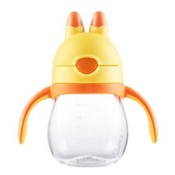 THERMOS 膳魔师 兔子tritan系列 儿童吸管杯 240ml  *2件 +凑单品
