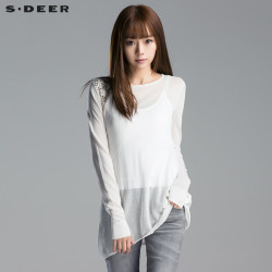 s.deer 圣迪奥 S14183558 女士针织衫