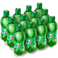 限地区、有券的上：7-Up 七喜 柠檬味 汽水碳酸饮料 300ml*12瓶