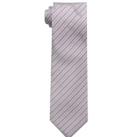 限中亚Prime会员：VINCE CAMUTO Naples Grid Stripe 男士真丝领带*3条