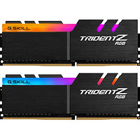 G.SKILL 芝奇 幻光戟系列 DDR4 3200MHz RGB 台式机内存 灯条 黑色 16GB 8GBx2 F4-3200C16D-16GTZR