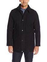 限L码：Calvin Klein Carcoat 男士羊毛外套