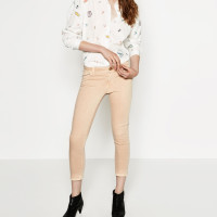 ZARA 05862155622 女士中腰牛仔裤