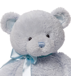 Gund My First Teddy Bear Baby Stuffed Animal 泰迪熊 18英寸 蓝色