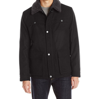 Kenneth Cole New York Sherpa Collar 男士羊毛大衣