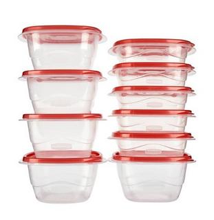 Rubbermaid 食物保鲜盒套装 780ml*5个+435ml*5个