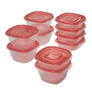 Rubbermaid 食物保鲜盒套装 780ml*5个+435ml*5个