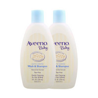 Aveeno 艾维诺 天然燕麦二合一洗发沐浴露 236ml*2支