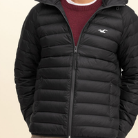 Hollister 132249 男士轻便羽绒夹克外套