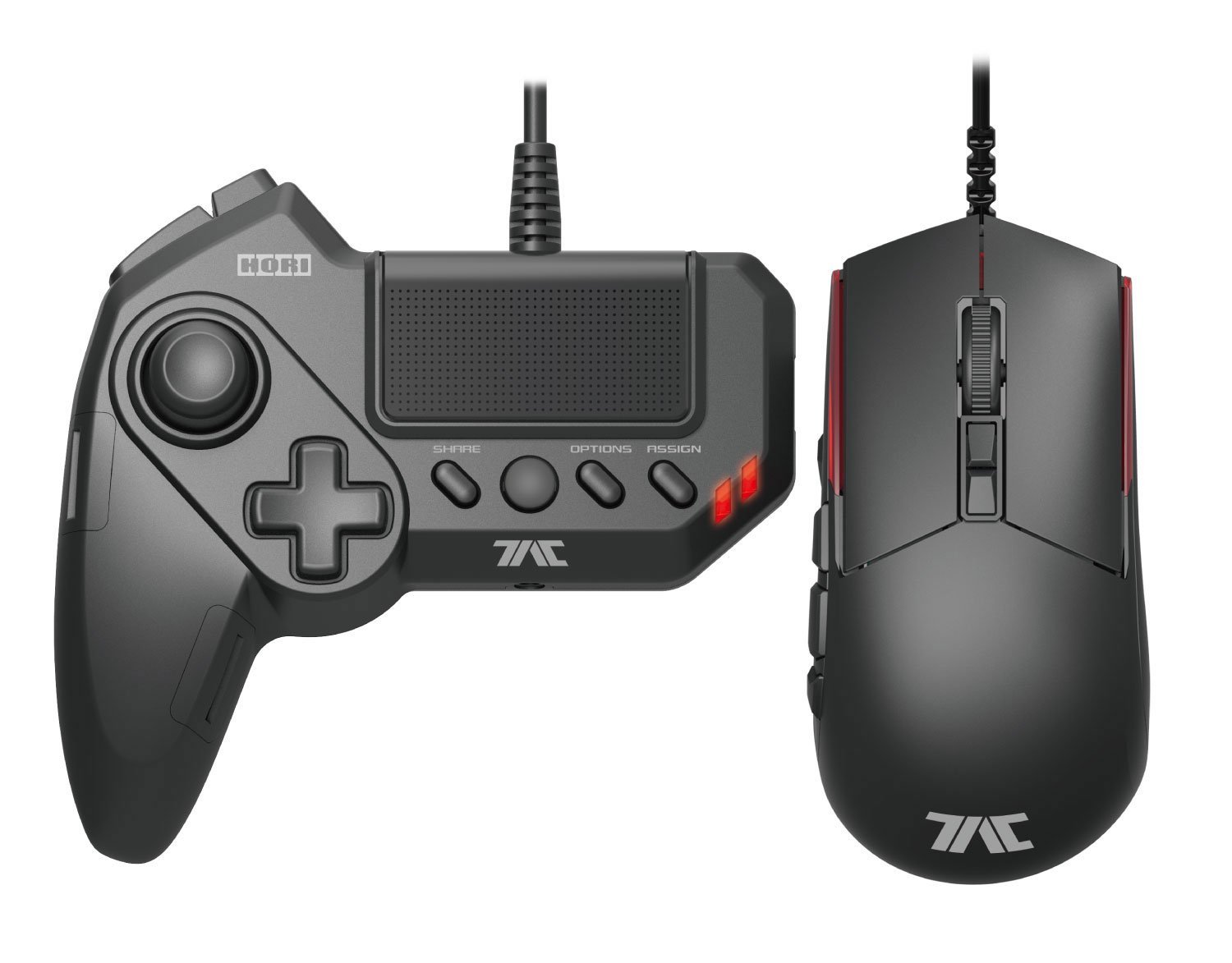  HORI TAC G1 手柄控制器+鼠标 PS4/PS3/PC通用