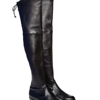 STUART WEITZMAN LOWLAND 黑色过膝靴