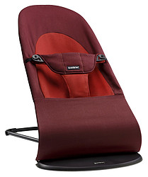 BABYBJORN Bouncer Balance Soft 平衡型 柔软保护婴儿摇椅  铁锈红&橙色 