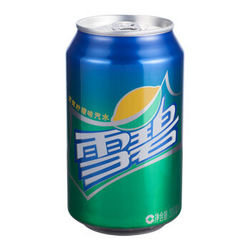 Sprite 雪碧 碳酸饮料330ml*24听 整箱