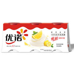 Yolplait 优诺 优丝 风味发酵乳 清香柠檬 135g*3