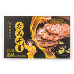 众品 秘制梅花肉 300g*2盒