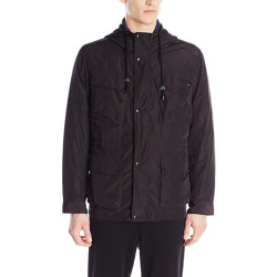 COLE HAAN Signature Oxford Nylon 男款三合一连帽外套