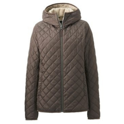 UNIQLO 优衣库173407 女装仿羊羔绒压线连帽