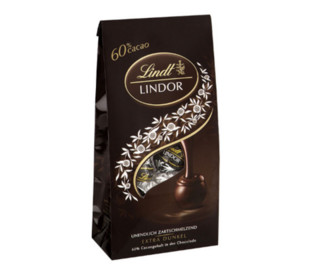 Lindt 瑞士莲 Lindor 60%可可软心黑巧克力球 136g