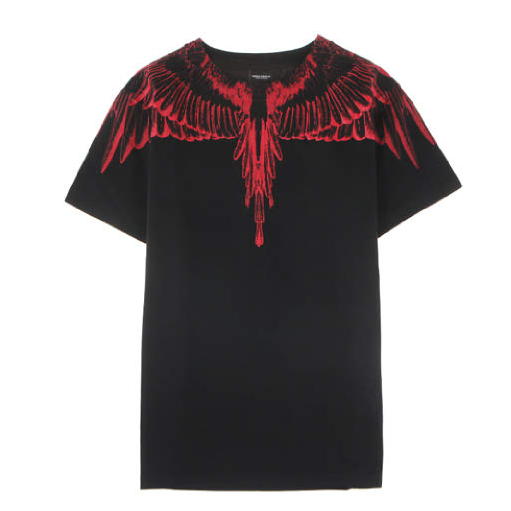 Marcelo Burlon 男士翅膀T恤 黑色
