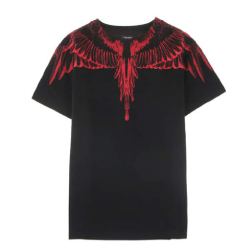 Marcelo Burlon 男士翅膀T恤 黑色