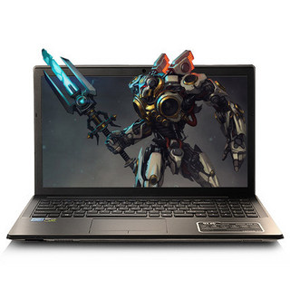 Hasee 神舟 战神 K670D-G4D1 奔腾版 15.6英寸 游戏本 黑色（奔腾G4560、GTX 1050 4G、8GB、1080P、IPS）