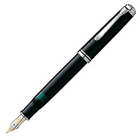 Pelikan 百利金 钢笔 M805 黑杆白夹 EF尖 单支装